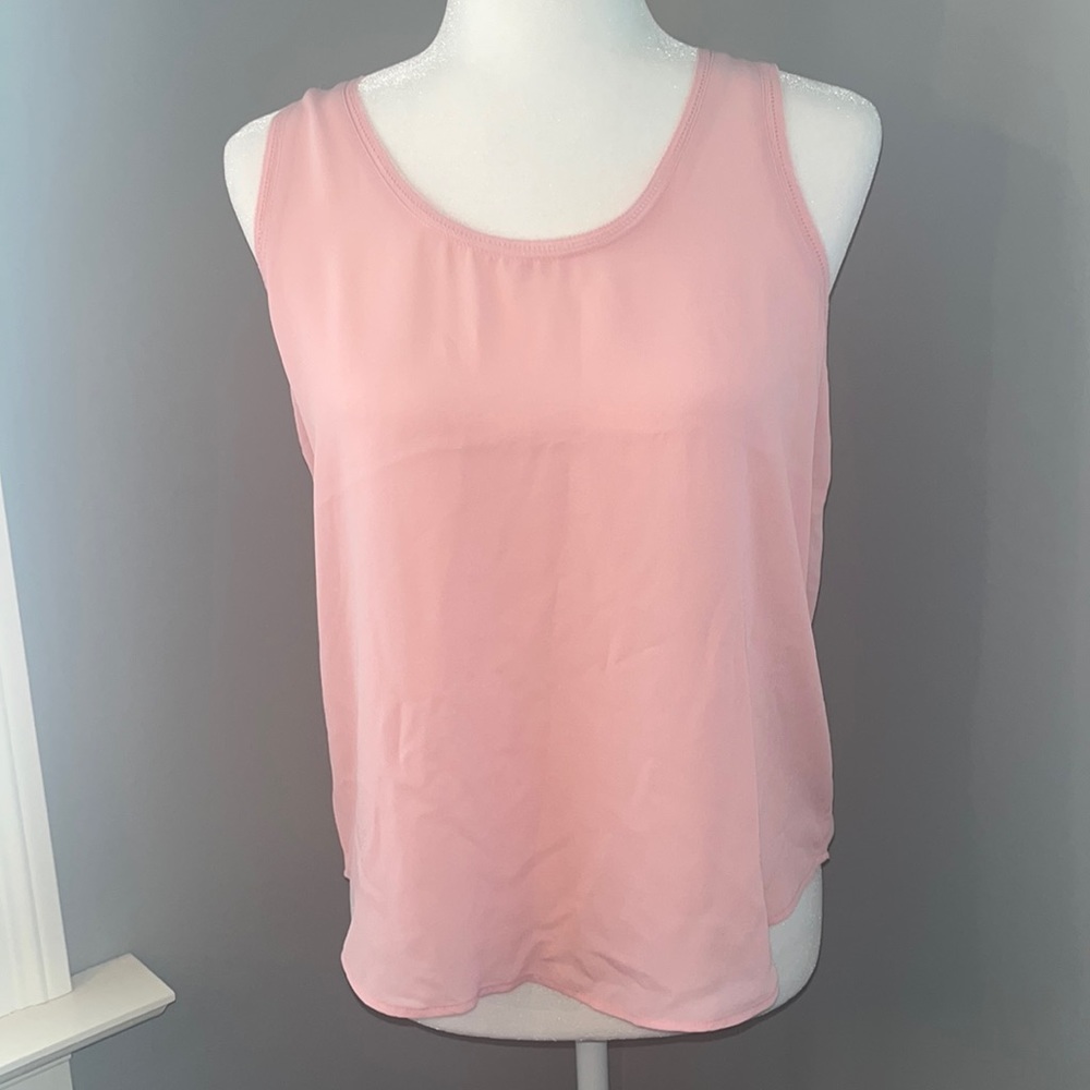 Light pink work tank top